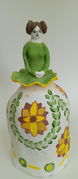 Барышня. Обвинская роспись.