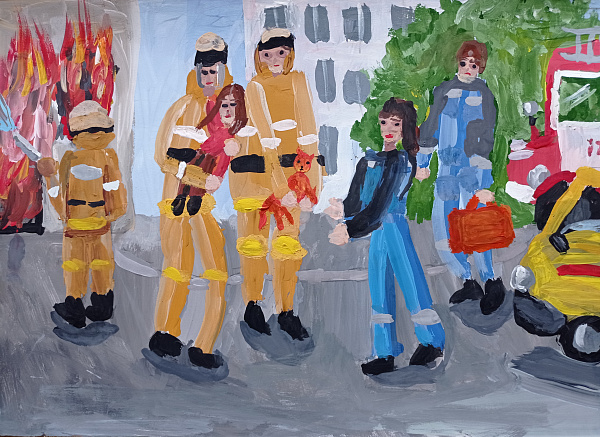 Спасение из огня