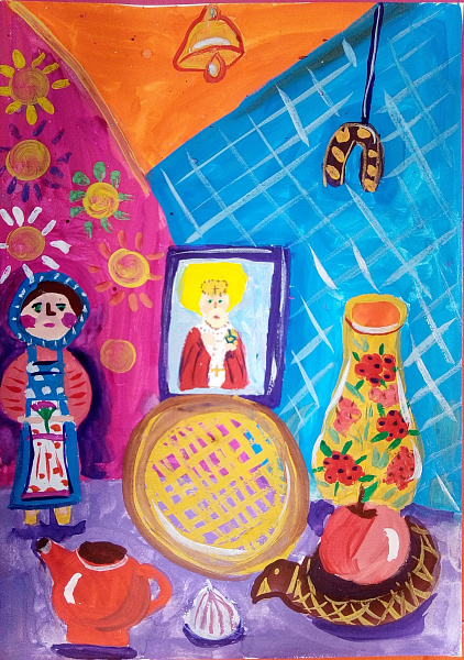 Предметы старины глубокой. Натюрморт.