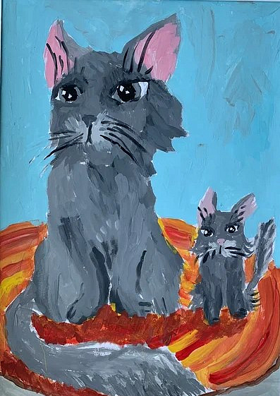 Пушистая семья