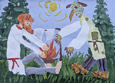Пера и леший Висел