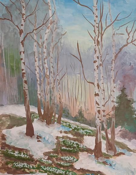 Весна в краю родном