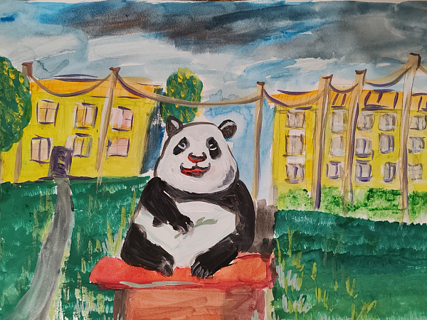 Горнозаводский Арт-объект «Добрый панда»