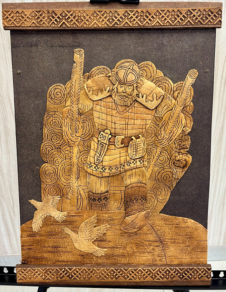 Панно "Пера богатырь"