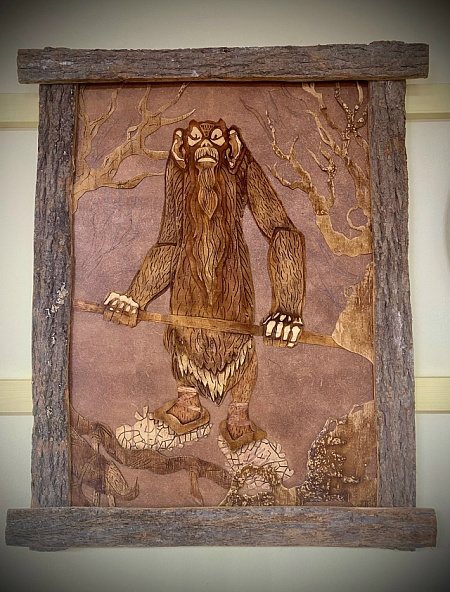 Панно "Вöрса" (Леший)