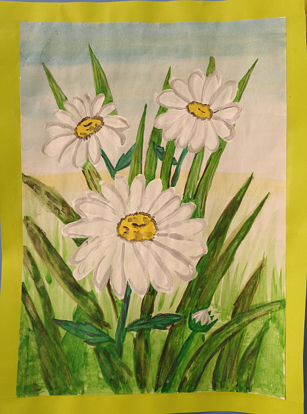 Ромашковое поле села Гамово