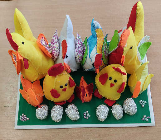 Композиция "Встречаем светлый праздник Пасхи"