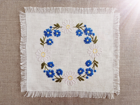 Салфетка для мамы "Цветы радости"