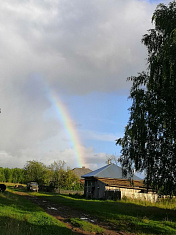 "После дождика в деревне"