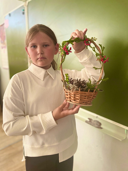 Корзиночка для белочки