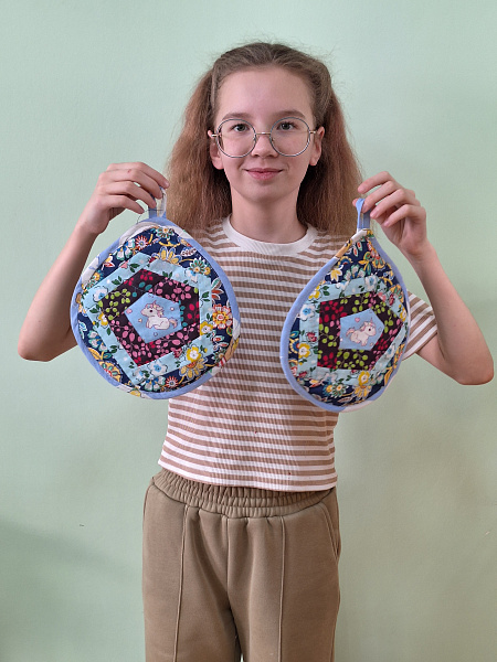 Прихватки "Калейдоскоп"