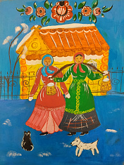 В деревне