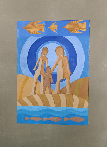 "Мама, папа, я" по мотивам пермского звериного стиля