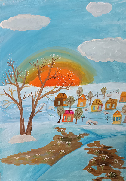 Весна в моей деревне