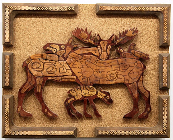 Панно "Лоси"