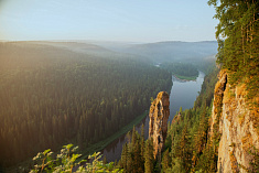 Усьвенские столбы (в зимний период)