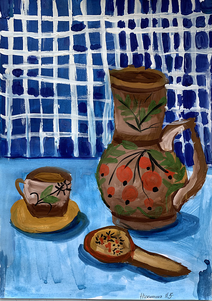 В гостях у дедушки  и бабушки 