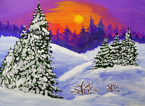 "Сиреневый закат"