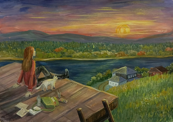 Вдохновляясь закатом